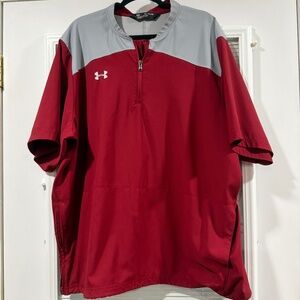 Mens Under Armour half zip pullover Loose Fit  Size XXL